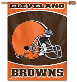NFL Cleveland Browns 27-by-37-Inch Vertical Flag