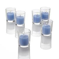Set of 72 Votive Holders and 72 Unscented Votive Candles