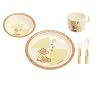 Playshoes 4010952312966 Baby-Teller-Set 5-teilig aus Melamin mit s��em B�renmotiv