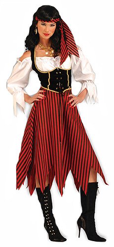 Pirate Maiden Adult Halloween Costume (Standard 