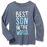 オールドネイビー OLD NAVY/ グラフィッククルーネックティ ブルーハーロン トップス長袖Tシャツ 2歳【並行輸入】