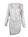 BellyLady Women Sexy Deep V-Neck Evening Night Dress
