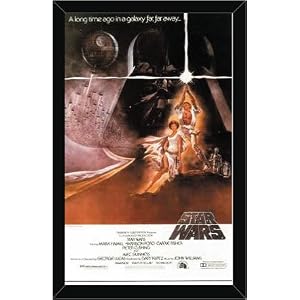 Framed Movie Poster: Star Wars: Episode IV - A New Hope (Style A)