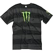 One Industries Monster Right Lane Men's Short-Sleeve Sportswear Shirt w/ Free B&F Heart Sticker Bundle - Black