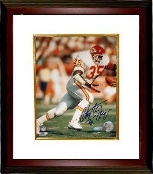 Christian Okoye Autographed/Hand Signed Kansas City Chiefs 8x10 Photo Custom Framed- Steiner Hologra
