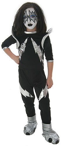 KISS Authentic Rock The Nation Spaceman Costume Child Small
