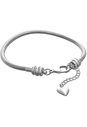 Timeline Treasures Charm Bracelet Stainless Steel Snake Chain For Women, Fits Pandora Jewelry, 7.5 Inch Claw