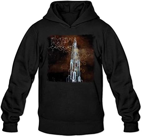 SANNY Men's Silversun Pickups Carnavas Pullover Hoodie Size M Black