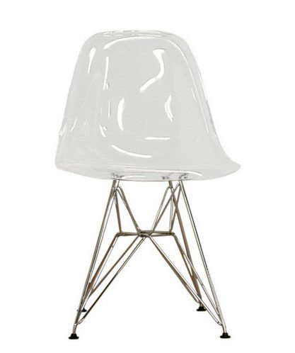 Modern Lexy Clear Accent Chair