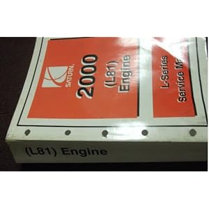 2000 SATURN L Series (L81) L81 ENGINE Service Shop Repair Manual OEM