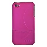 Seidio CSR3IPH4P-HP Surface Case for  Apple iPhone 4 and 4S (All Carriers) 1 Pack-Retail Packaging-Fuchsia