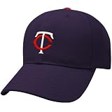 New Era Minnesota Twins Navy Blue Youth Flexfit Authentic Game Cap