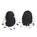 Plush Bear Paw Animal Slippers (White, Medium)