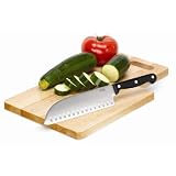 Ginsu Santoku3-pc. Knife and Cutting Board Set by GINSU