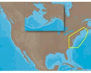C-MAP MAX NA-M320 - Passamaquoddy Bay ME-NC: Bathy - SD-Card