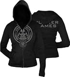 The Hunger Games District 12 Zip Up Hoodie Hooded Sweatshirt, Juniors Sizing