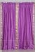 Maroon 84-inch Rod Pocket Sheer Sari Curtain Panel (India) - Pair