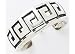 Signature Oxidized Greek Key Toe Ring STERLING SILVER
