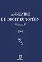 Annuaire de droit europ�en : Volume 2