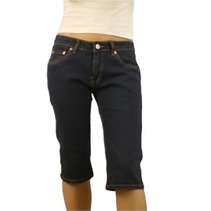 Womens 501 Jeans Denim Capri Jeans Shorts - Waist: 29