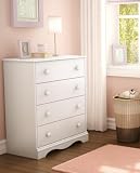 South Shore Furniture, 4 Drawer Chest, Pure White