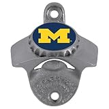 Michigan Wolverines NCAA Wall Mounted Bottle Opener