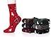 Velice Women's Hight Quality Thicked Wool Warm Winter Socks 5-Pairs Mix Colors (Christmas tree)