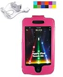 2nd Generation ipod Touch Wall Charger and ipod Touch Carrying Case for 2G 16GB 32GB + Screen Protector Kit + Cleaning Cloth (Froza Magenta)