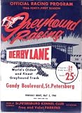 1966 Derby Lane Greyhound Racing Official Program St. Petersburg, Florida