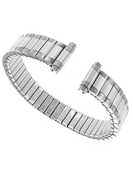 10-13mm Speidel Silver Tone Stainless Ladies Stretch Twist-O-Flex Watch Band