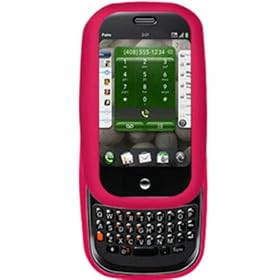 Amzer Silicone Skin Jelly Case for Palm Pre (Hot Pink Magenta)