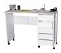 Venture Horizon Mobile Desk/Workstation-White