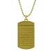 414q4PX5WuL. SL75  14 Karat Yellow Gold Dog Tag Rolo Bracelet 7.25 Inch