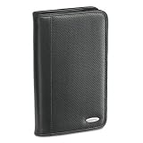 Office Products : Rolodex 50609 Rolodex Professional Organizer Leather Business Card Book, 72-Card Cap, Black