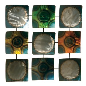 Abstract Tin Metal Contemporary Wall Art Modern