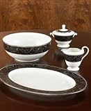 Elegant Scroll Pearl 5 Piece Serving Set