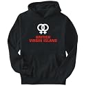 Hoodie Mens Black " Female Gender Symbols British Virgin Island " Countries
