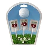 Alabama Crimson Tide 3 Pack of Teemates Team Logod Golf Tees - Golf