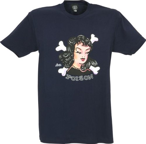 100% cotton t-shirt featuring Sailor Jerry's “Poison” tattoo design 100% cotton t-shirt featuring Sailor Jerry's “Poison” tattoo design