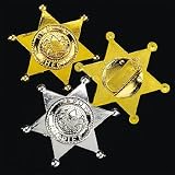 Plastic Sheriff Badges