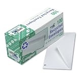 Quality Park 69007 Quality Park White Wove Business Envelope Convenience Packs, #10, 24lb, 100/Box