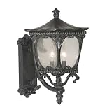 Kenroy Home Caldera Ebony Pearl Medium Outdoor Wall Mount