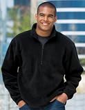 Fleece 1/4 Zip Pullover Sweatshirt (Big and Tall and Regular Sizes)