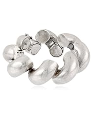 Giles and Brother Huge Rope Chain-Silver Bracelet, 8"