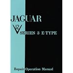 The Jaguar E-Type V12 Series 3 Workshop Manual book cover