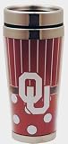 NCAA Oklahoma Sooners Polka Dot Travel Mug