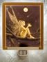 Catch A Falling Star Fairy COLOR Flat Porcelain Lithophane Nightlight
