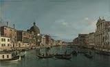 The Perfect Effect Canvas Of Oil Painting 'Canaletto - Venice - The Grand Canal With S. Simeone Piccolo,about 1740' ,size: 24x39 Inch / 61x100 Cm ,this High Resolution Art Decorative Prints On Canvas Is Fit For Laundry Room Gallery Art And Home Decor And Gifts