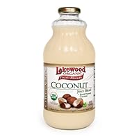Lakewood Organic Coconut Juice, 32-Ounce Bottles (Pack of 6)