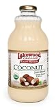 Lakewood Organic Coconut Juice, 32-Ounce Bottles (Pack of 6)